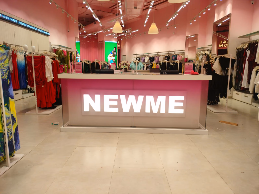 New Me retail interior at Phoenix Marketcity Indore